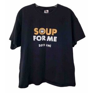 2011 NYC JERRY SEINFELD Soup Guy NO SOUP FOR YOU Men Size XL T-Shirt SOUPMAN